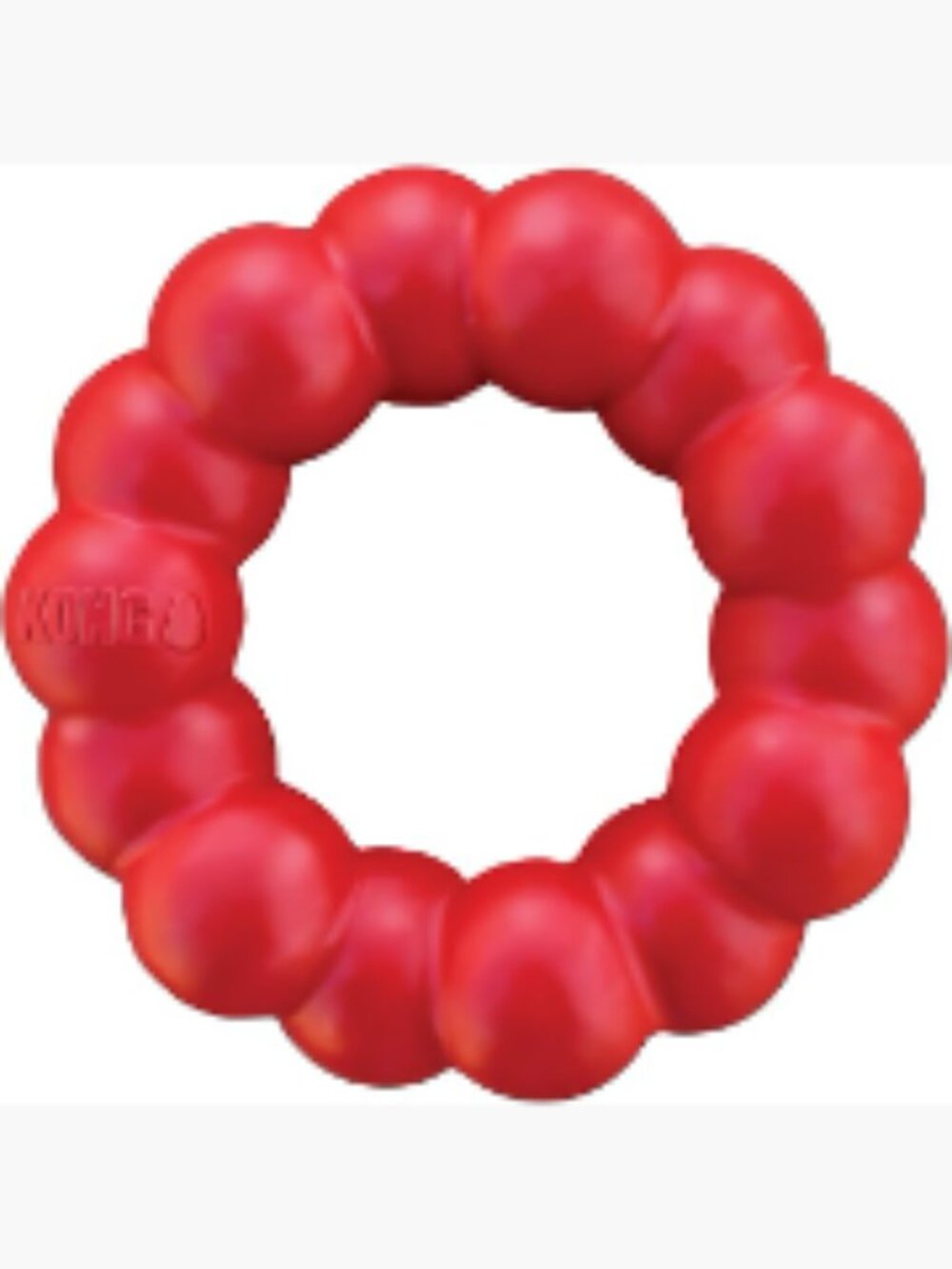 Natural Rubber Ring Dog Chew Toy for Dental Health Medium Large